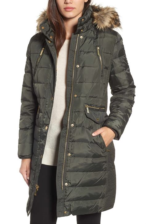 michael kors womens parkas|michael kors men's shinny parka.